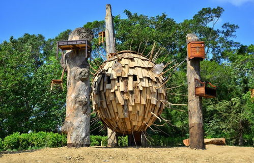 旅游景区中的装置艺术 星外系村部落